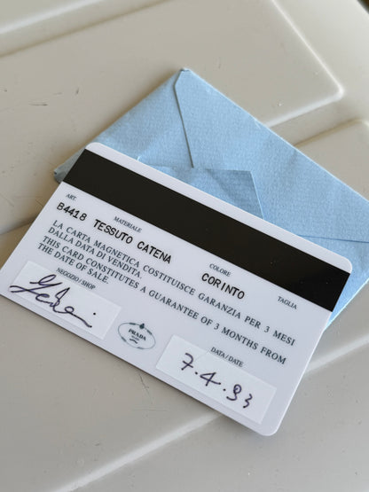 Prada tessuto catena