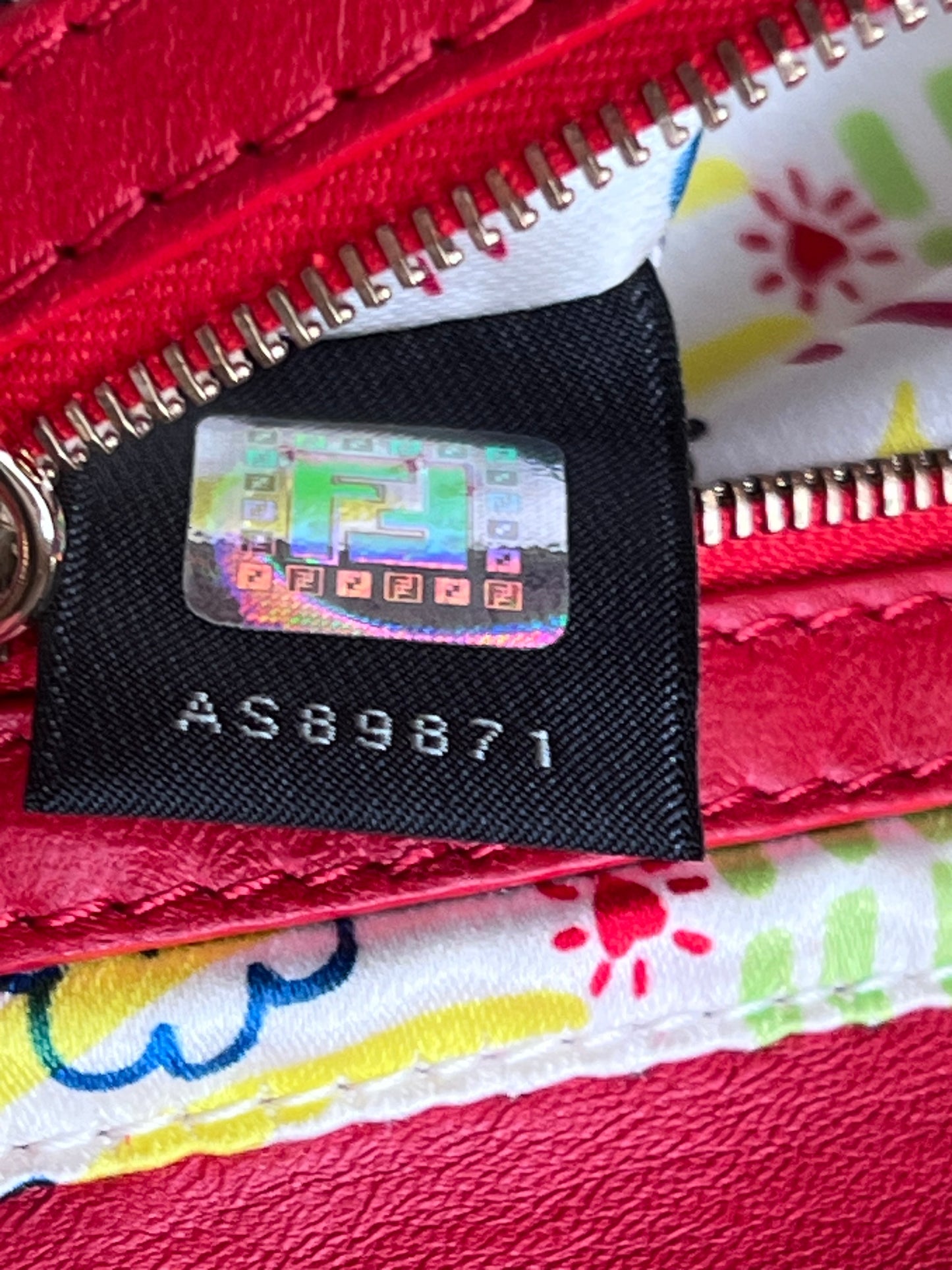 Fendi Baguette rossa