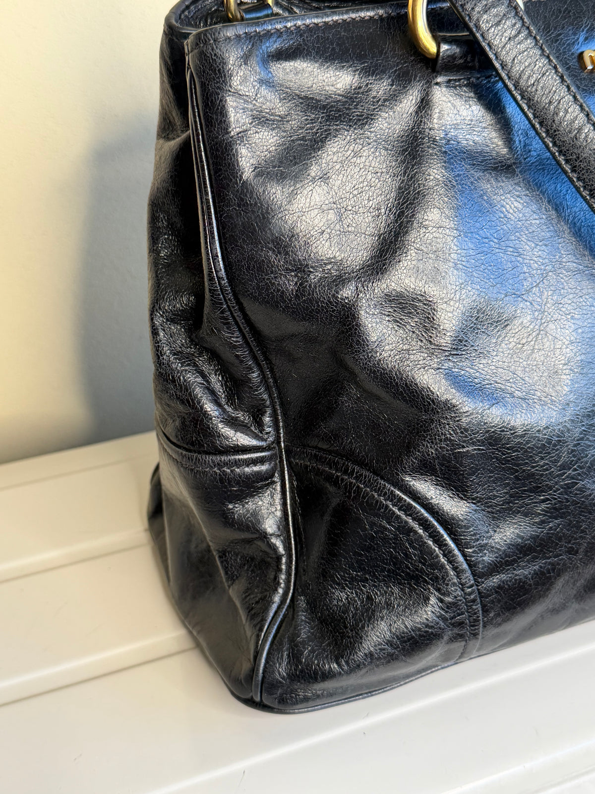 Miu Miu Shopping Vitello Shine