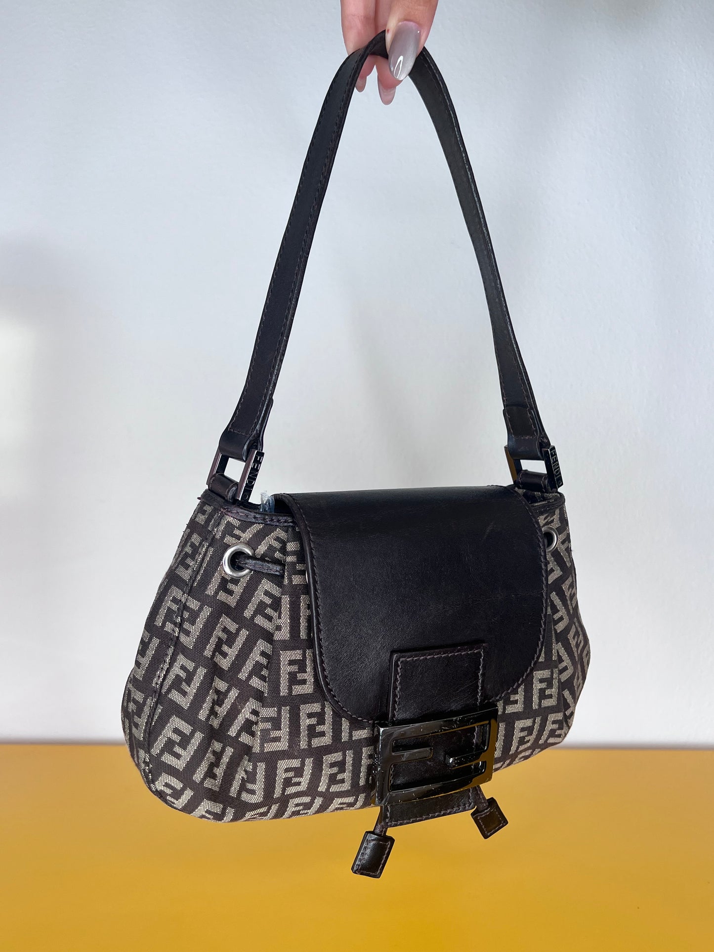 Fendi Mini Baguette Brown