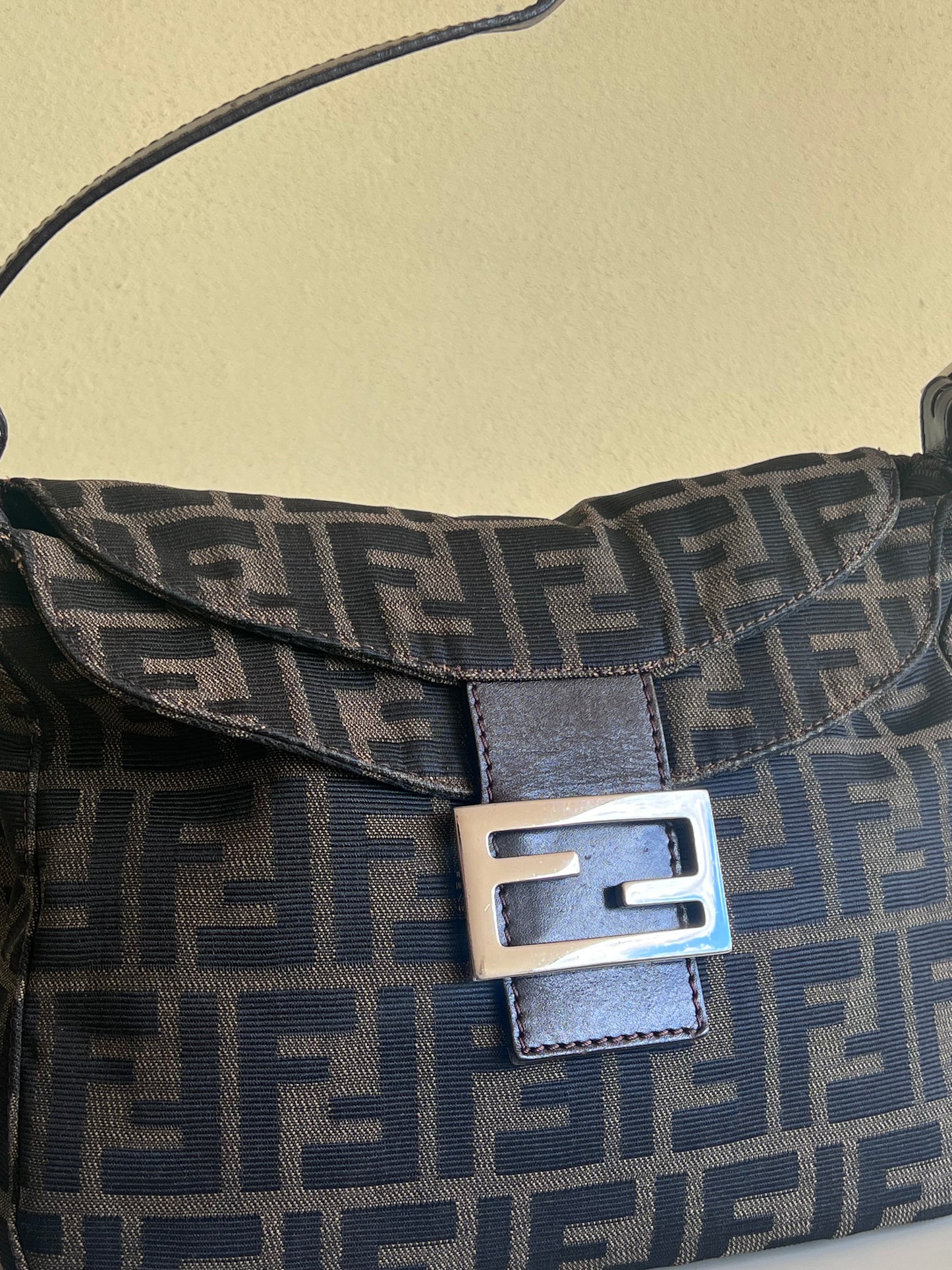 Fendi Mamma Zucca double Flap