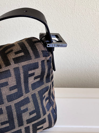 Fendi baguette Double Flap Zucca