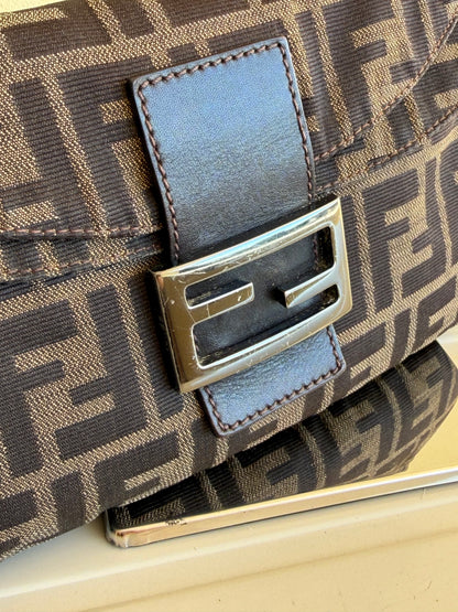 Fendi baguette double flap