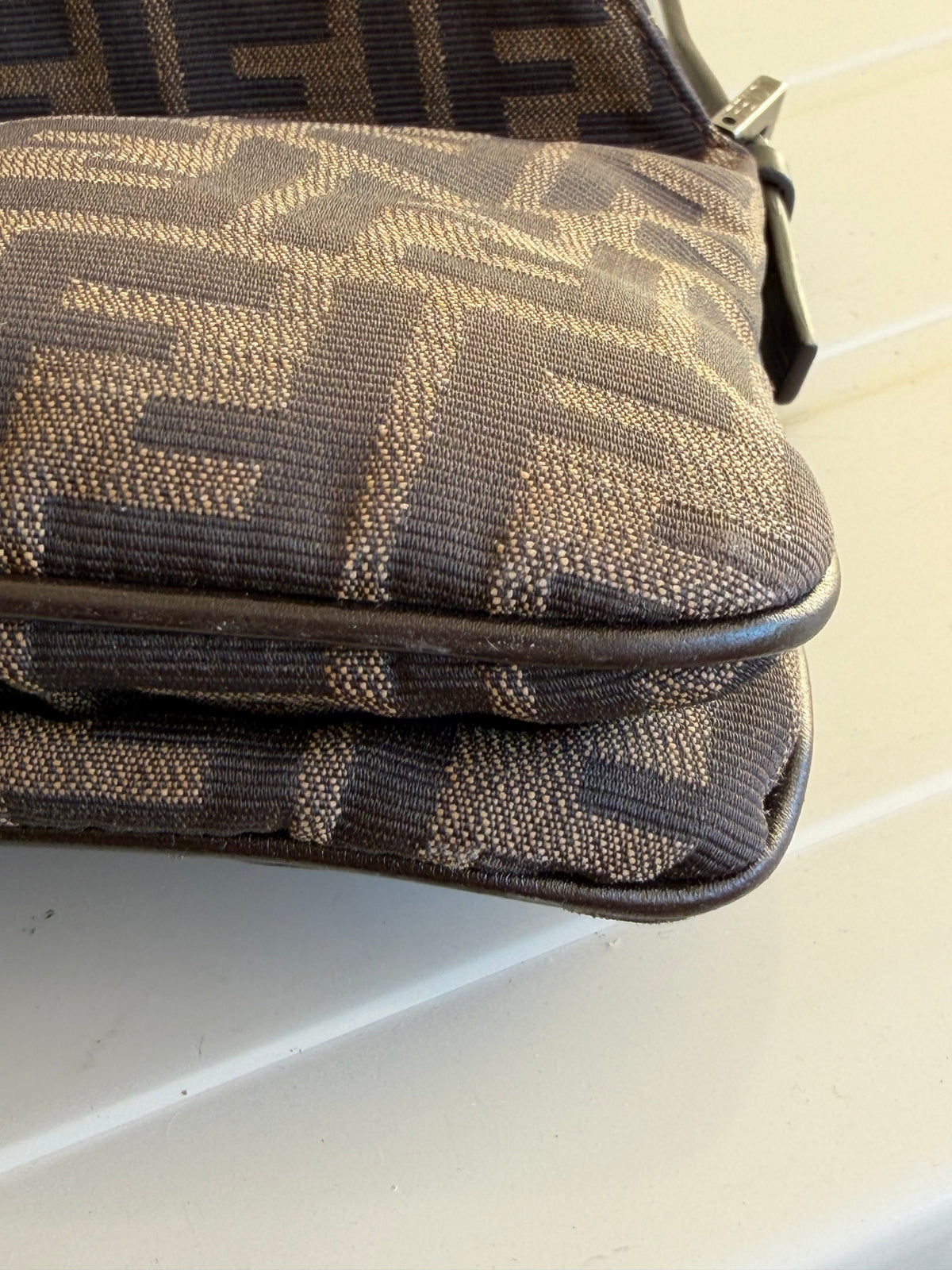 Fendi baguette double flap