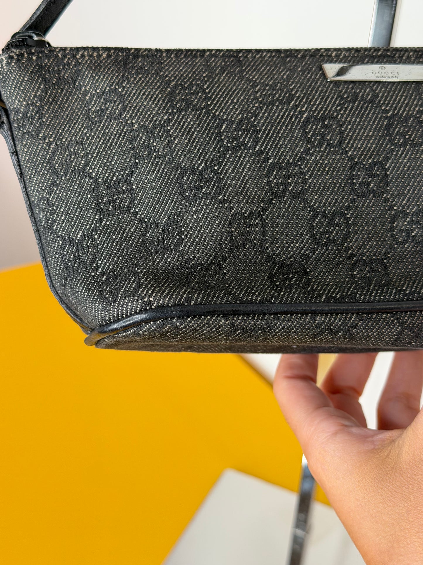 Gucci boat bag denim