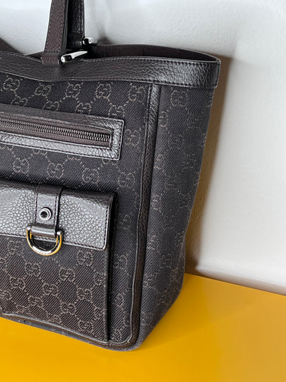 Gucci Abbey Tote Chocolate