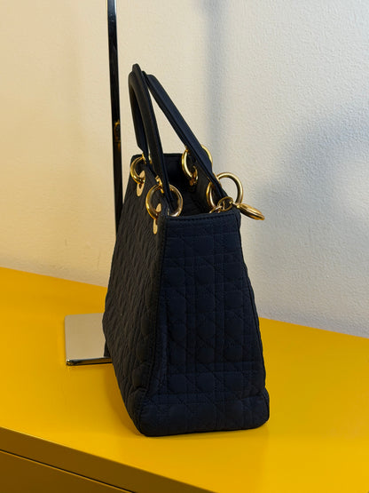 Christian Dior lady vintage blu notte