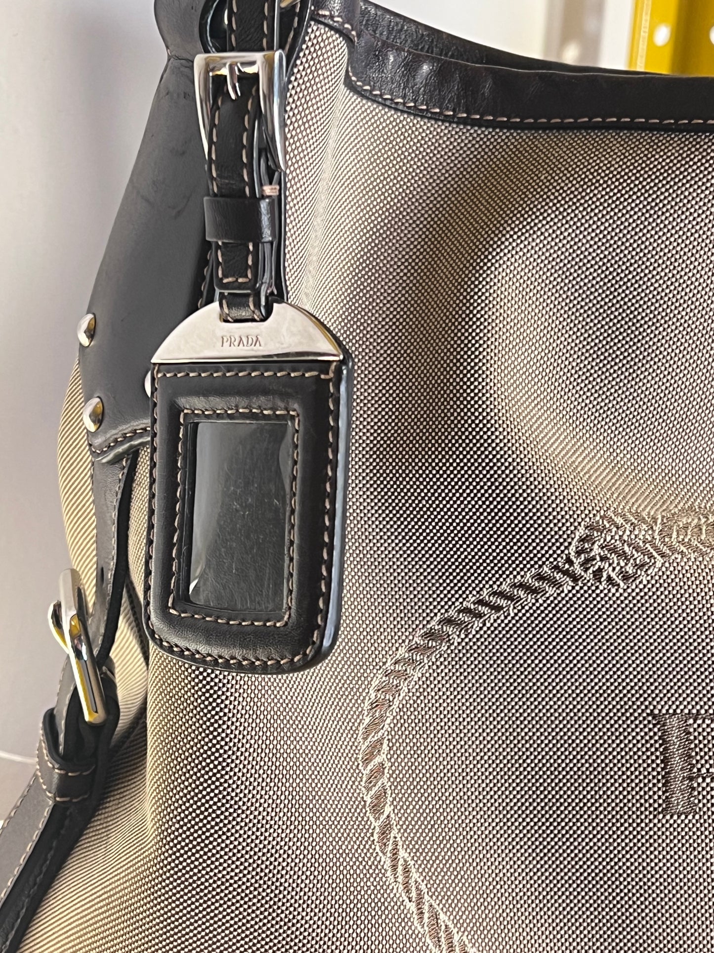 Prada logo Jaquard