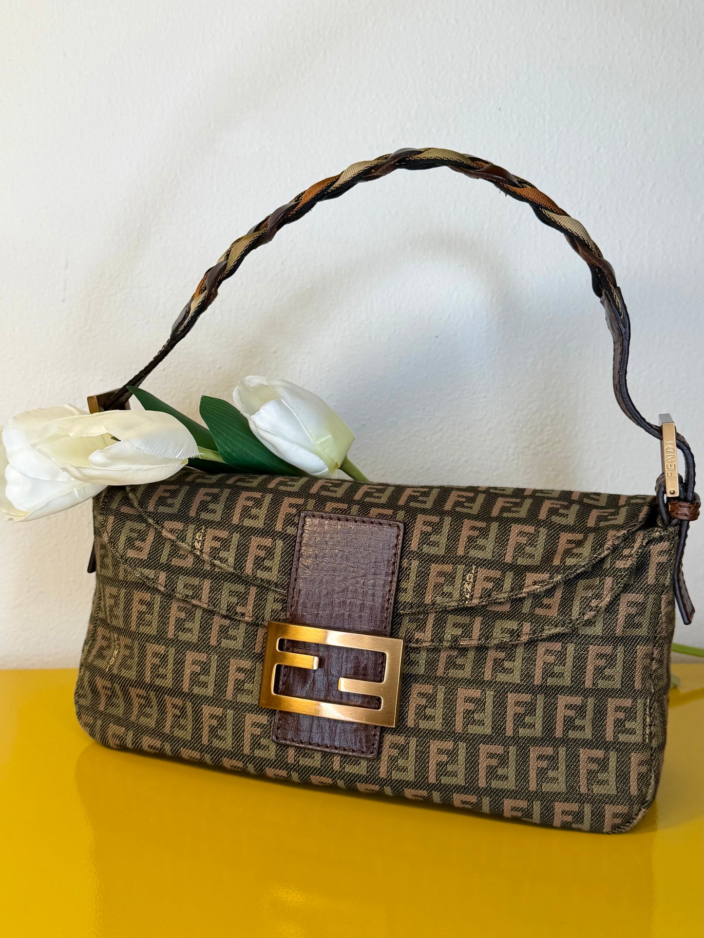 Fendi Baguette Double Flap