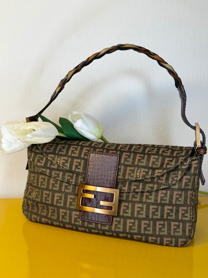 Fendi Baguette Double Flap