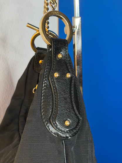 Fendi Chef Hobo Zucca Nera
