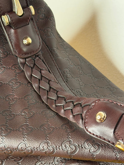 Gucci Hobo pelle marrone