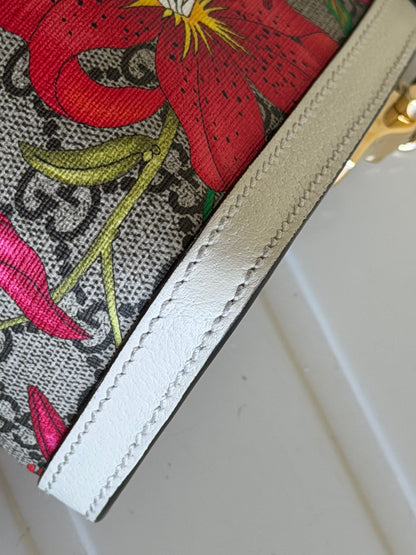 Gucci tracolla Ophidia GG flora