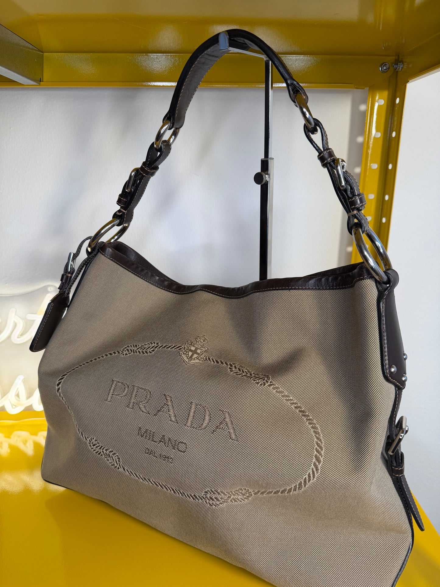 Prada logo Jaquard