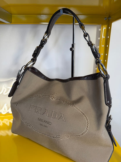 Prada logo Jaquard