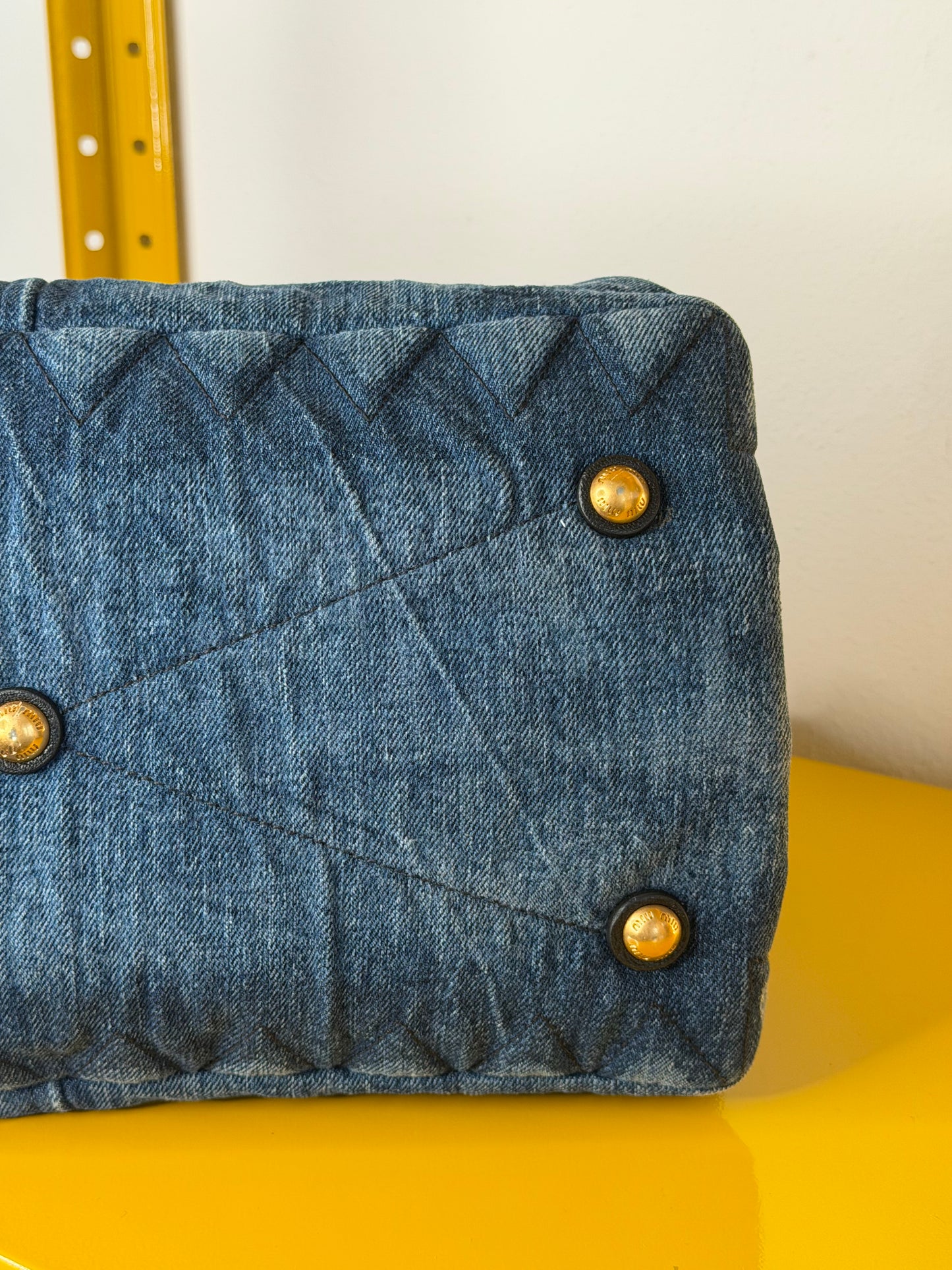 Miu Miu biker denim
