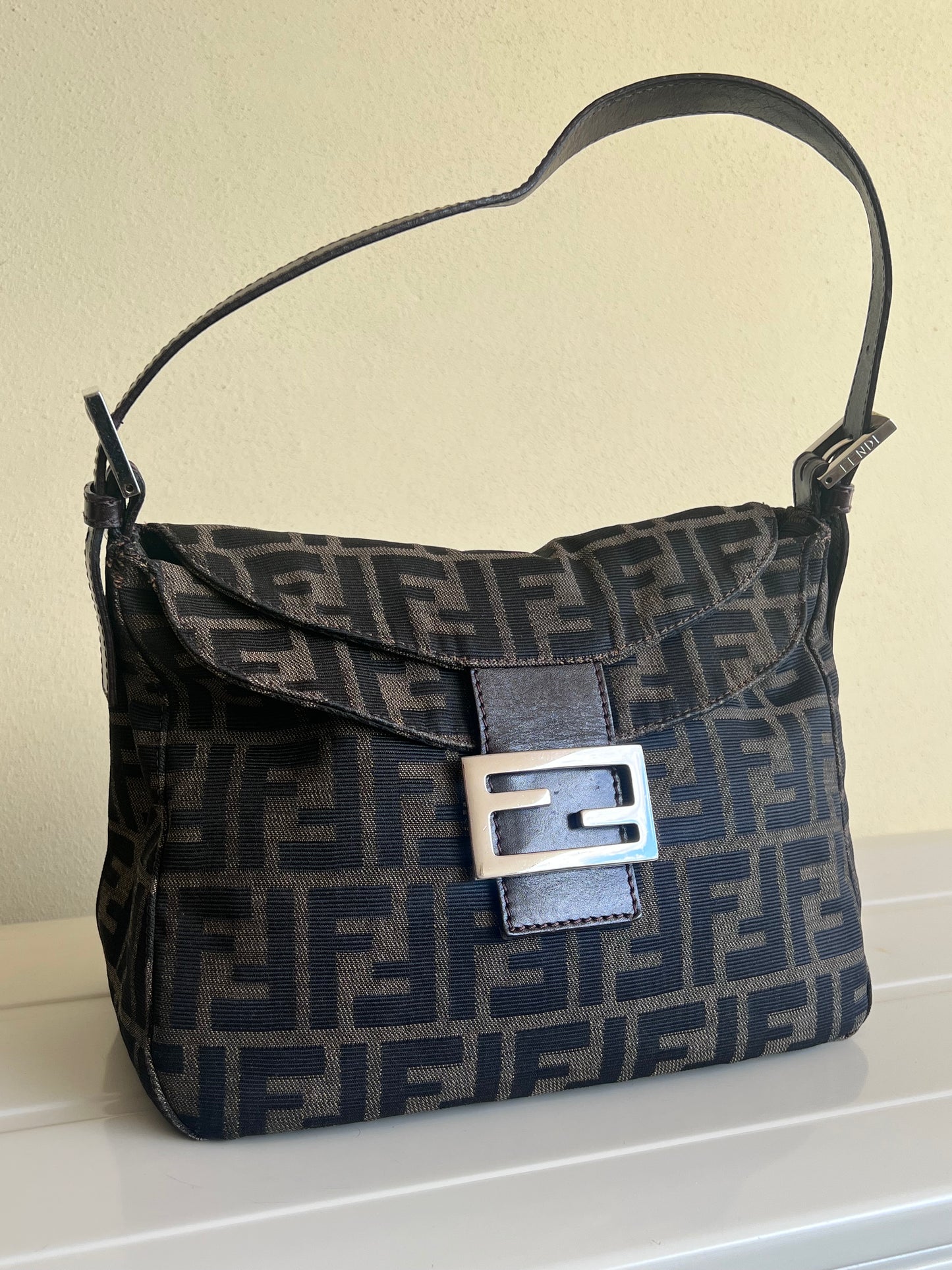 Fendi Mamma Zucca double Flap