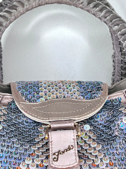 Fendi Spy Bag in raso con paillettes