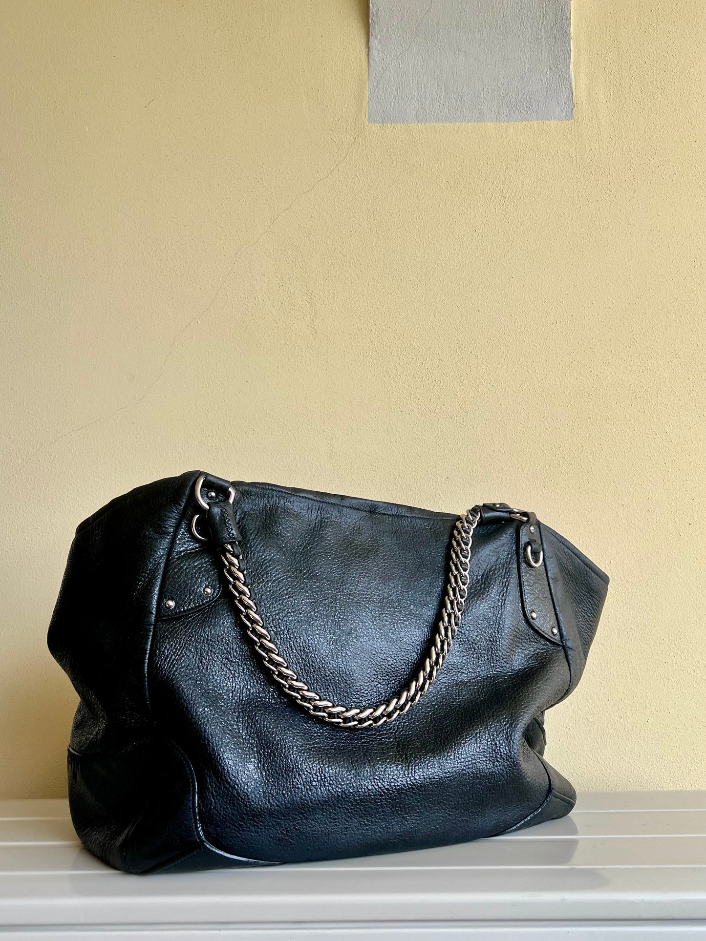 Prada leather chain
