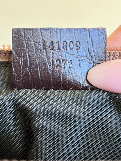 Gucci boat bag classic monogram