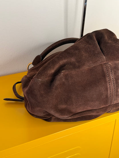 Miu Miu hobo suede