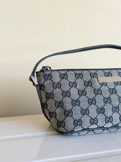 Gucci boat bag grey/black