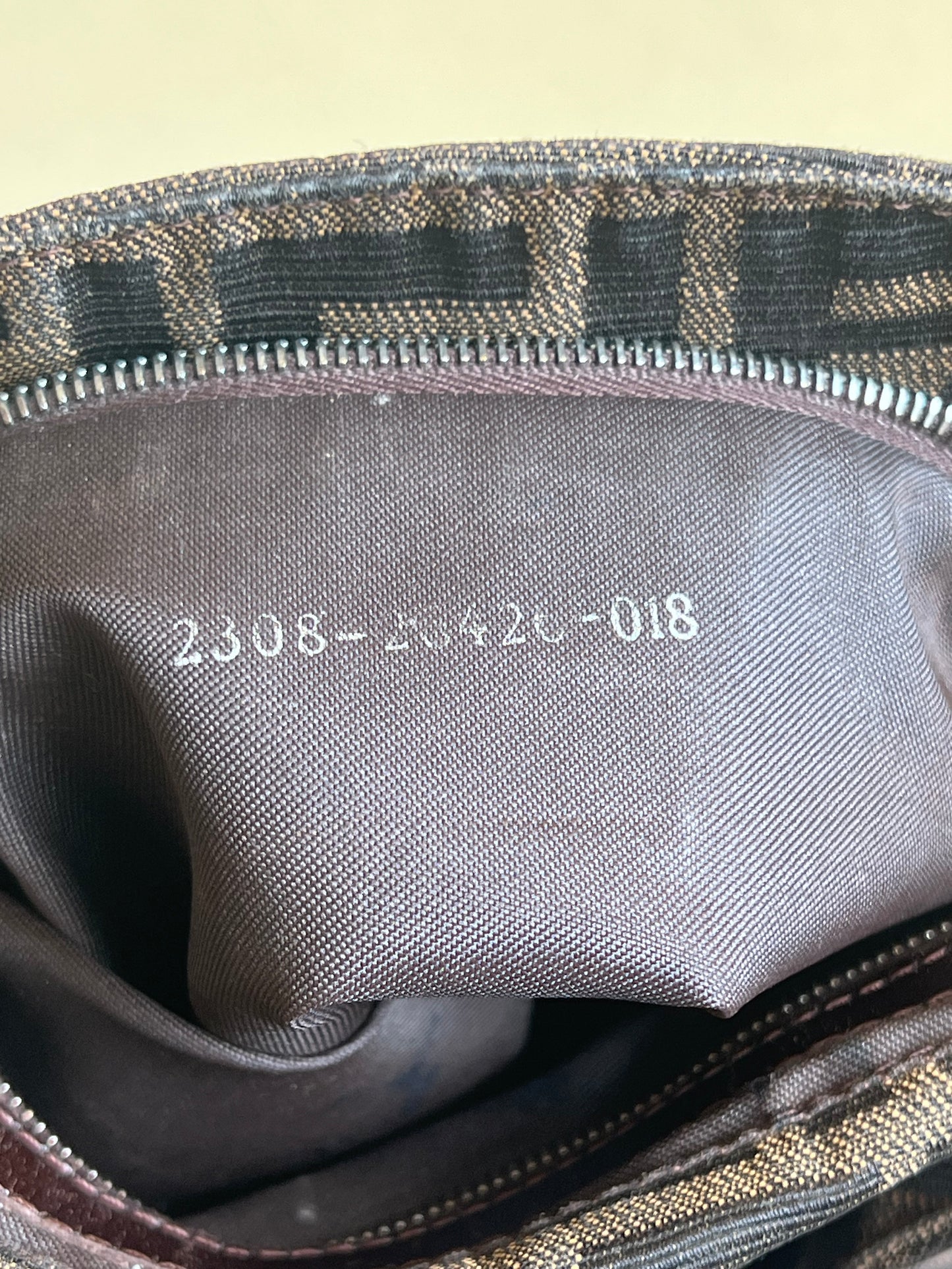 Fendi Mamma Zucca double Flap