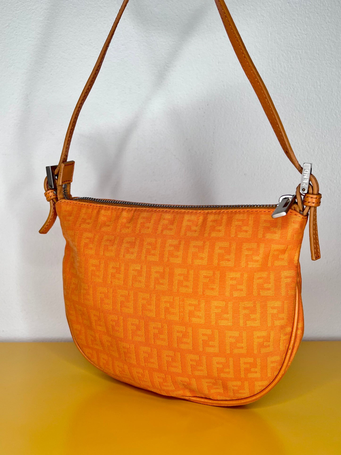 Fendi Pochette Monogram Orange