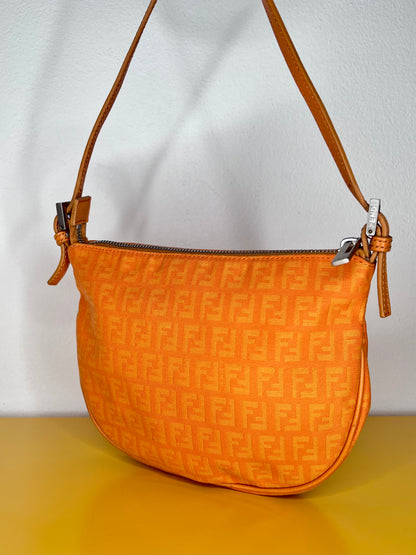 Fendi Pochette Monogram Orange