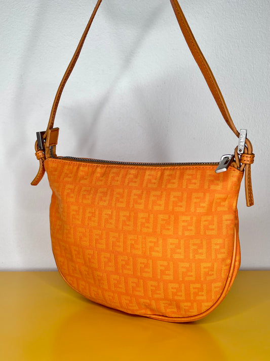 Fendi Pochette Monogram Orange