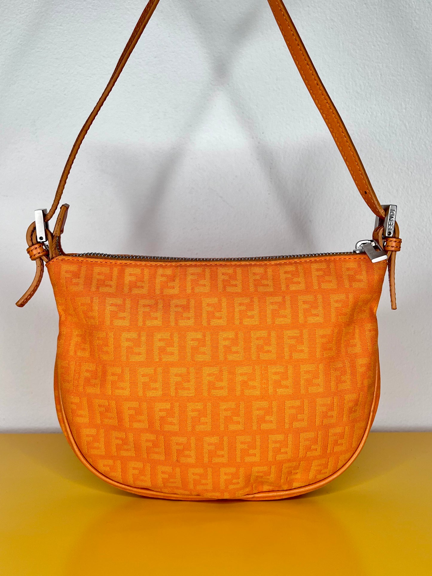 Fendi Pochette Monogram Orange