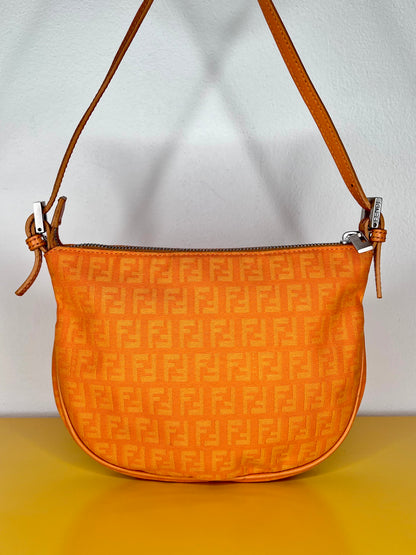 Fendi Pochette Monogram Orange