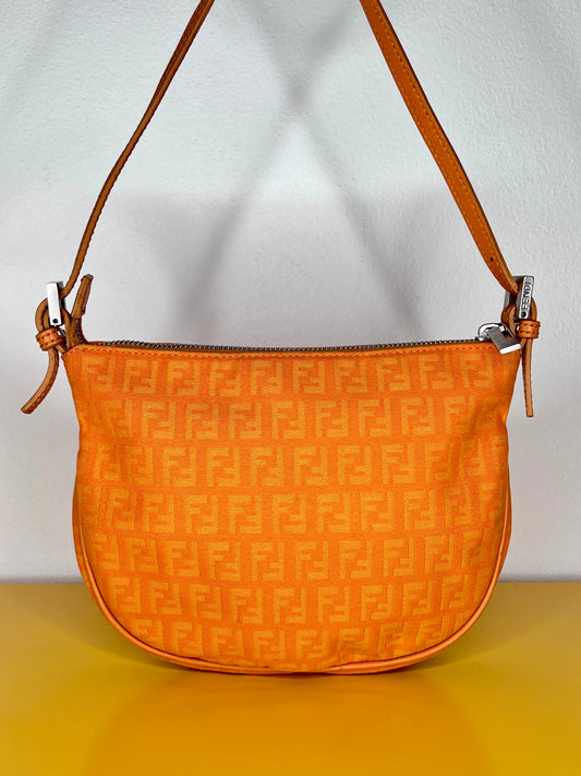 Fendi Pochette Monogram Orange