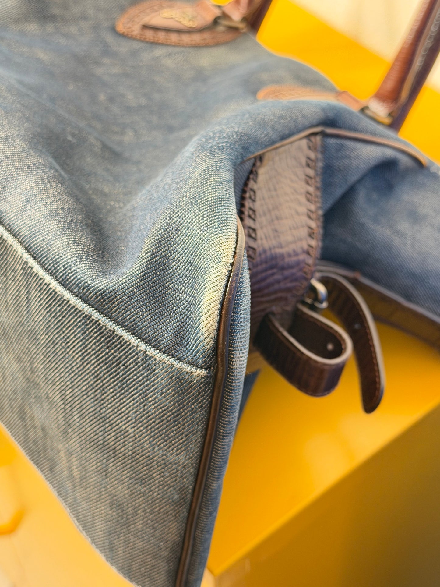 Fendi Etniko Tote Denim