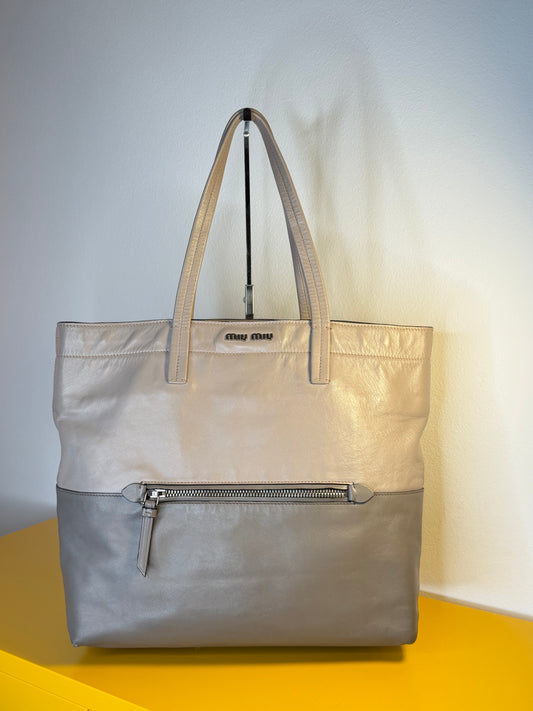 Miu Miu Tote Grigia
