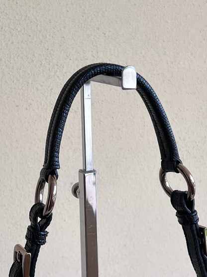 Prada Faille ricamo nera
