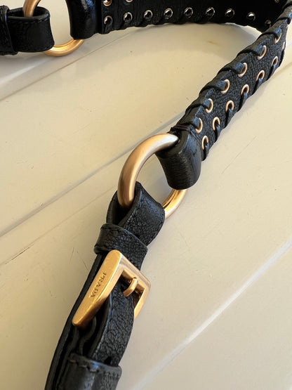 Prada con Tracolla a Catena Intrecciata