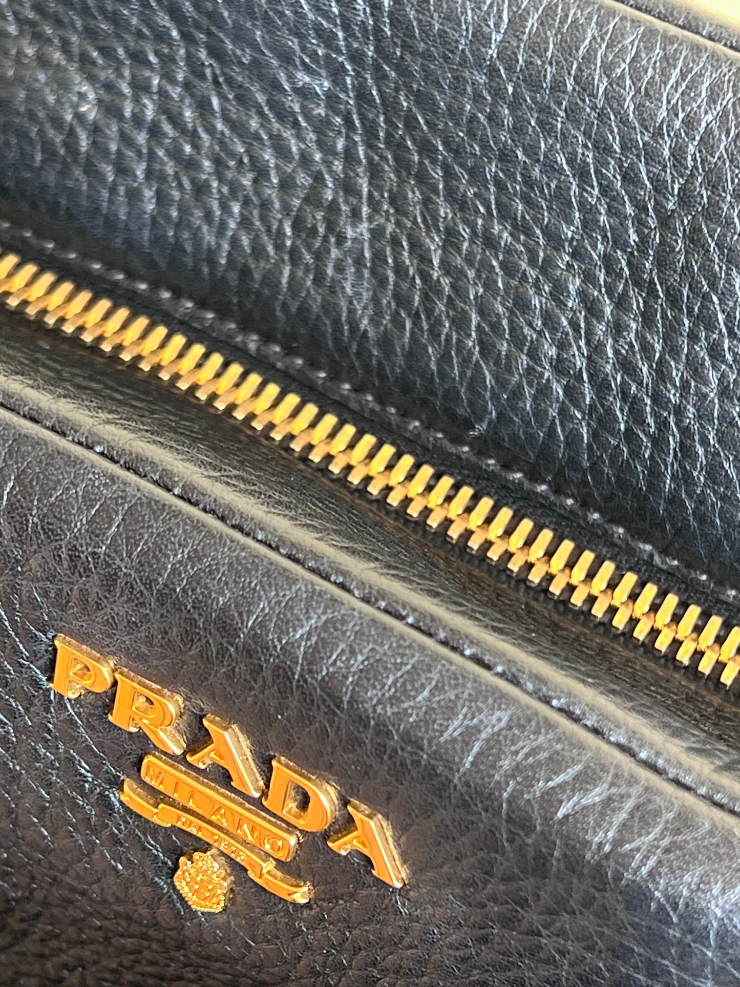 Prada Bowling bag gold hardware
