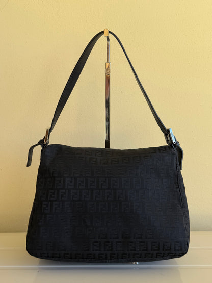 Fendi Mamma Baguette zucchino nera