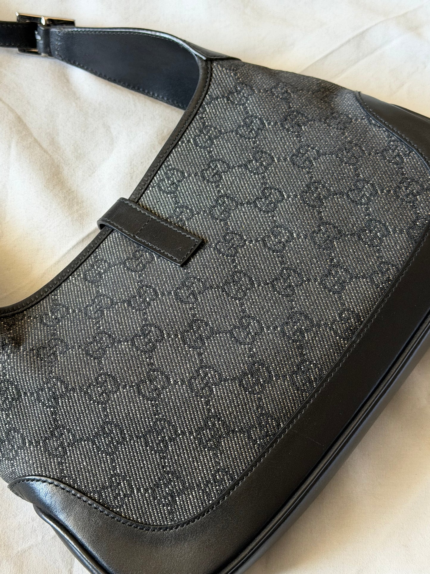 Gucci Jackie denim/pelle