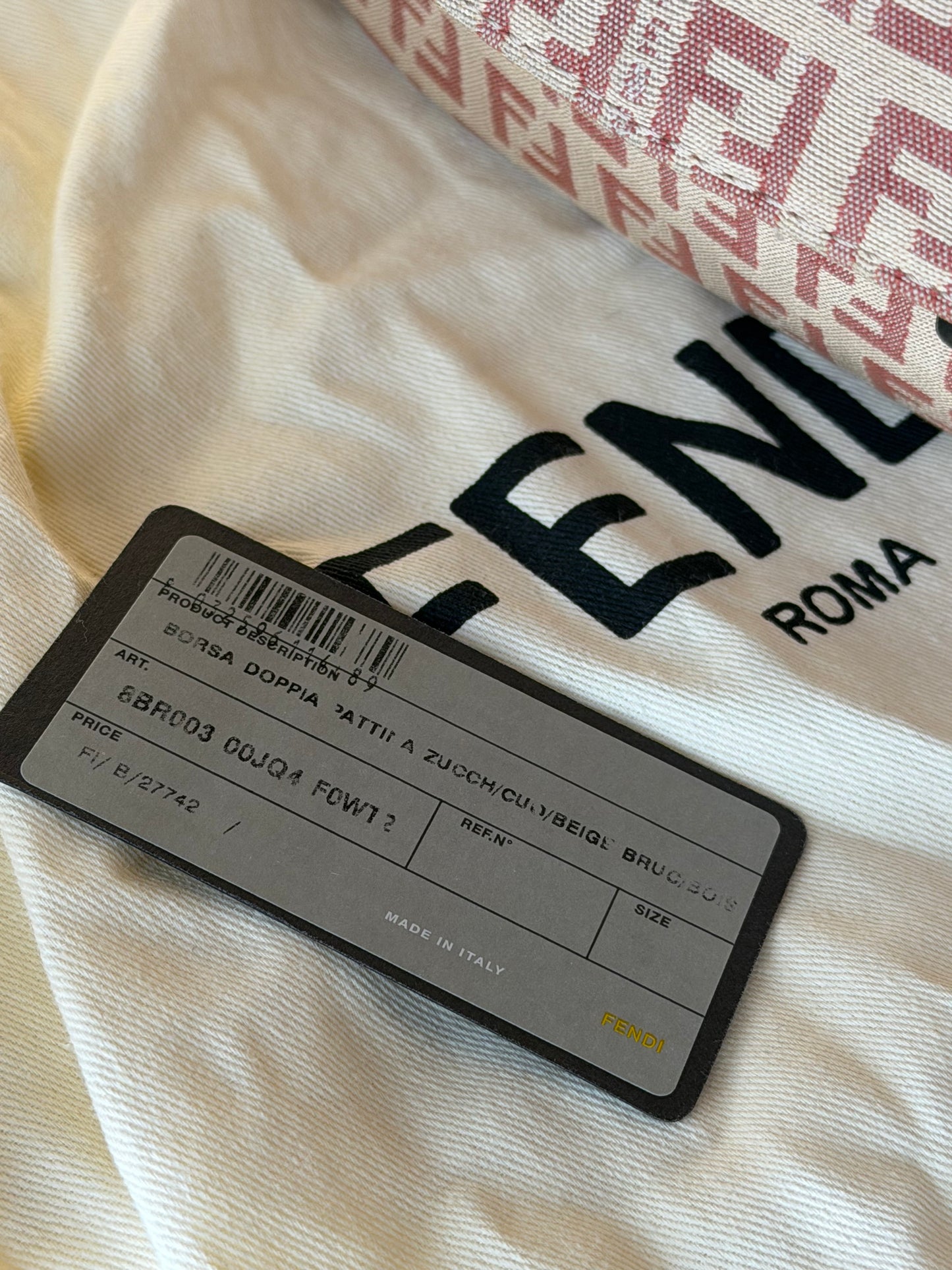 Fendi Baguette double flap