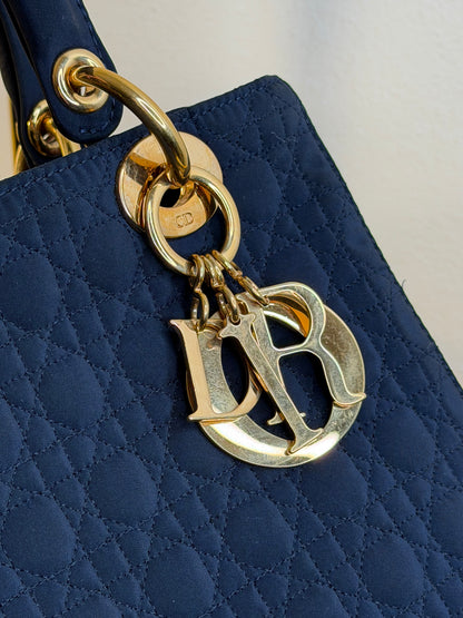 Christian Dior lady vintage blu notte