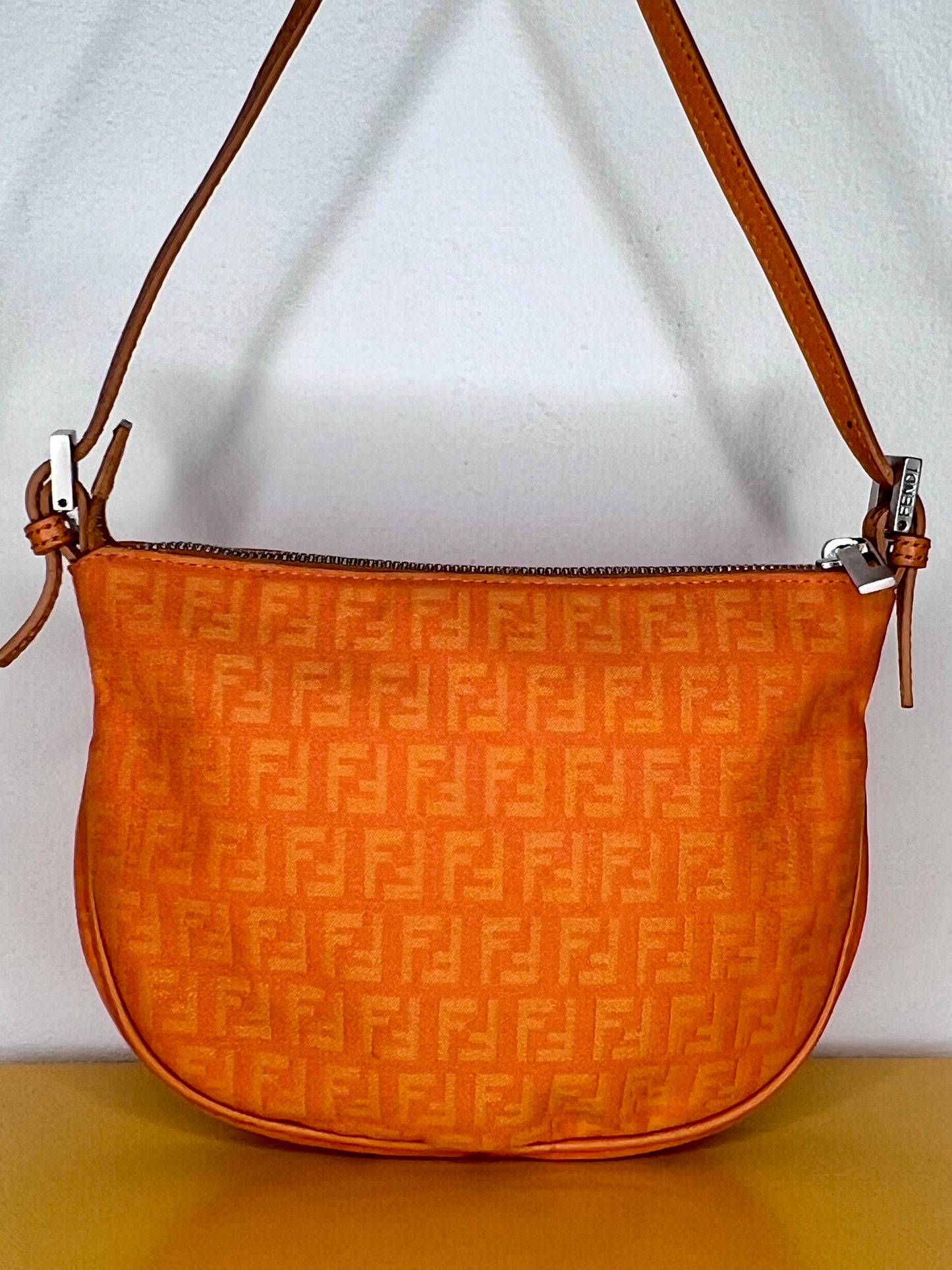 Fendi Pochette Monogram Orange
