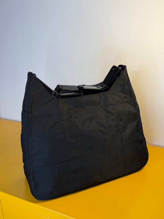 Prada Hobo Nera pelle/acrilico