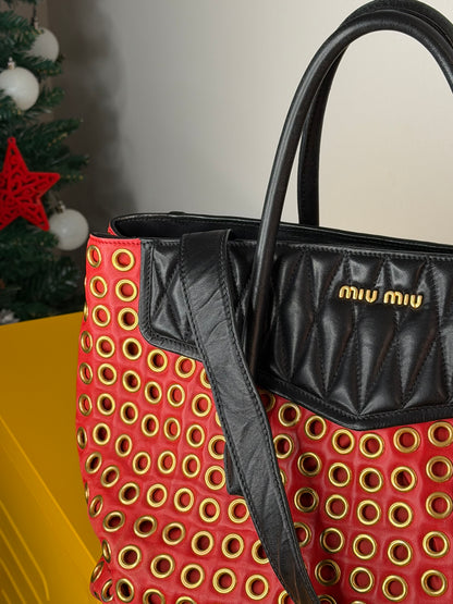 Miu Miu biker red