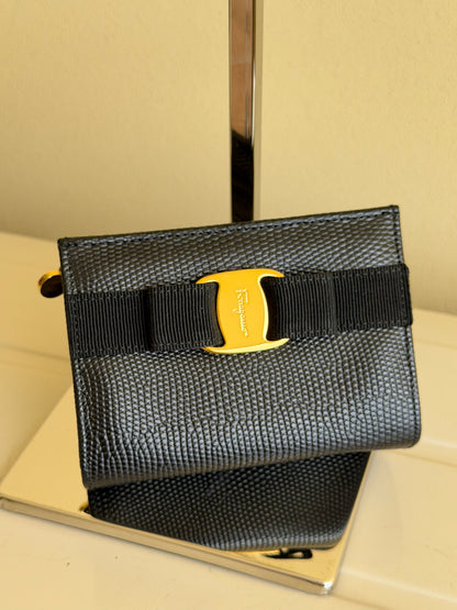 Salvatore Ferragamo portamonete nero