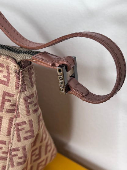 Fendi Mini Baguette Zucchino Rosa
