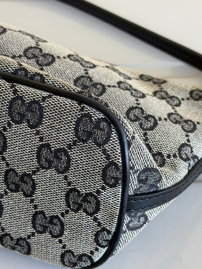Gucci boat bag grey/black