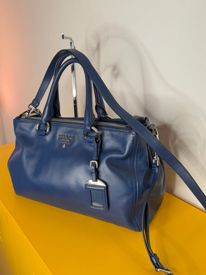 Prada soft calf blu