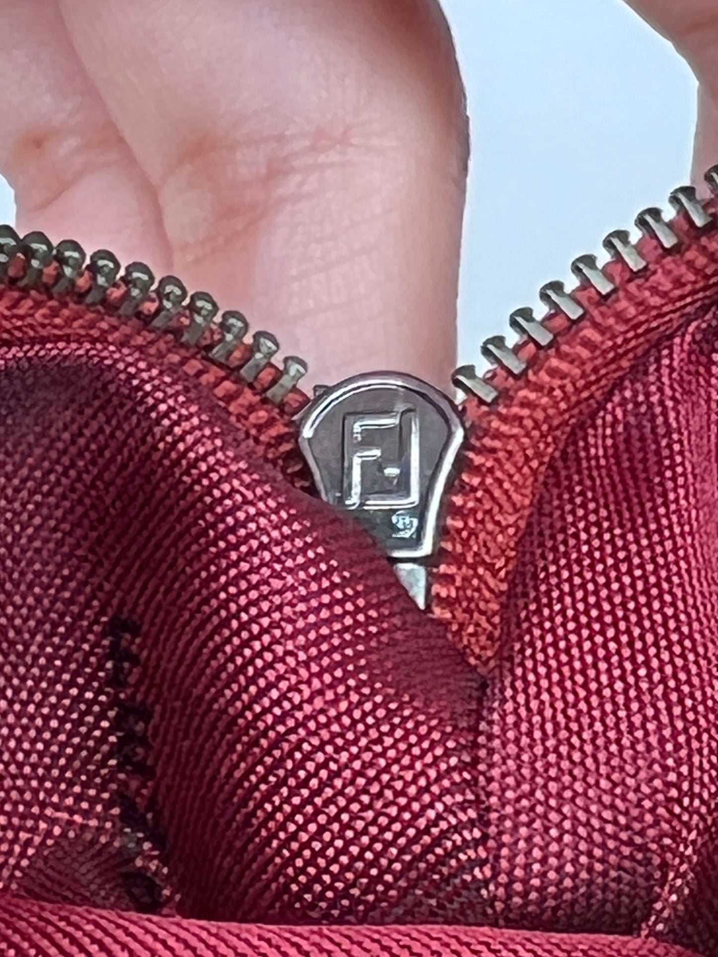 Fendi Mamma Baguette Bordeaux
